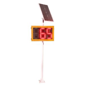 Visibility Digital Speed Limit Traffic Signs Easy To Install With Mounting