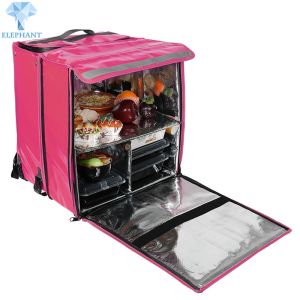 Non Woven Hot Cold Insulated Food Delivery Bags BPA Free Multi Layer