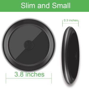 iPhone 8 X XR Induction Mobile Phone Charger Plate Grey Black Qi Certified Zinc