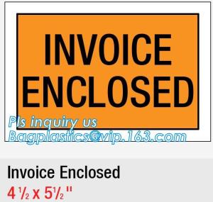 packing list envelope for AWB, packing list envelope mailing bag for express, Packing List Enclosed Envelopes, bagease