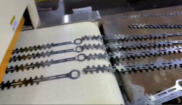 Abrasive Nylon Rotary Wheel Deburring Machine Electric 500mm Max Deburring