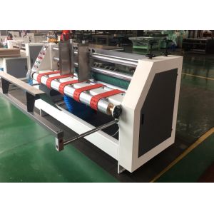 Corrugated Paperboard Slot Scorer Press Line Machine / Carton Box Packing