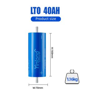 LTO66160K 40AH Grade A Lithium Titanate Yinlong LTO Cells Deep Cycle 2.3V 25ah