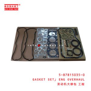 5878150350 5878148901 ISUZU 700P 4HK1 Engine Overhaul Gasket Set