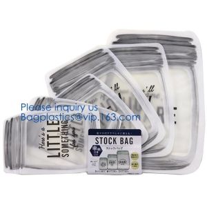 China BPA Free Zip lockk Snack Bags for Preservation & Cooking Reusable Food Storage Bag,Cooking Food Bag, Silicone Lunch Bag on sale