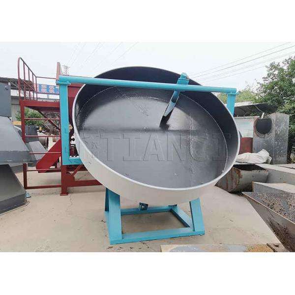 Organic Fertilizer Production Line Animal Waste Pan Disc Pelletizer Granulation