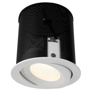 China CRI80 Round Adjustable Led Downlights Indoor COB LED Downlight With Ventilated Steel Cage on sale