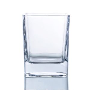 Cheap 1 Quantity Clear Cup Transparent Whiskey Glass Bar Glass Drinkware for sale