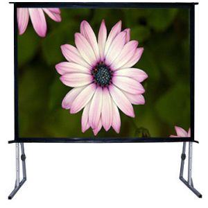 Cheap 100&quot; - 300&quot; Big collapsible projection screen with aluminum housing for sale