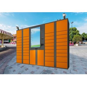 LCD Touch Screen Electric Parcel Delivery Lockers Package Post Locker With