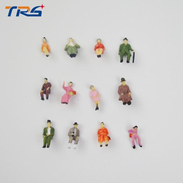 1:87 all seated ABS plastic model railway people 1.3cm for scenery model making