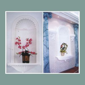 HG-5218 Primed Polyurethane Surface Mount Wall Niche