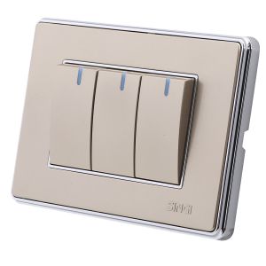 GNW58BK function one way switch magnetic proximity glass switch touch screen
