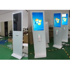 Customized all in one touch screen kiosk with 80mm printer build in capacitive