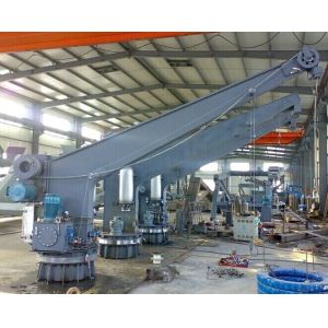 Rescue boat hydraulic davit&crane single arm gravity and winch