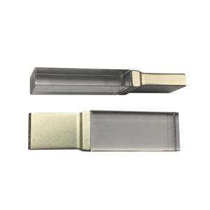 MINI UDP Flash USB Stick 2.0 Transparent Acrylic with Engraved Logo on Big