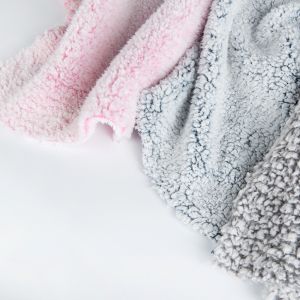100% Polyester Soft Knitted Plush Fleece Shu Velveteen Fabric for Your