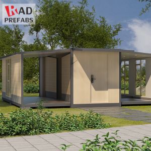 RAD Shipping 40ft Luxury Tiny One Bedroom Wall Cladding Sandwich Panel Buidlings