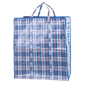 Smooth Surface PP Woven Shopping Bag with Customized Surface and Customized