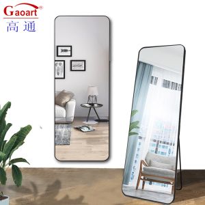 Craft Art Room Glass Mirror Dance Floor for Full Body Standing in Genuine Home