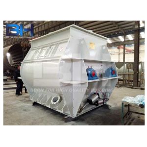 Miniature Twin Shaft Dry Mortar Mixer With Paddle Structure CE ISO SGS Approved