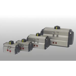 90 Rotation Rack Pinion Pneumatic Actuator Aluminum Alloy Part Turn Air Actuator