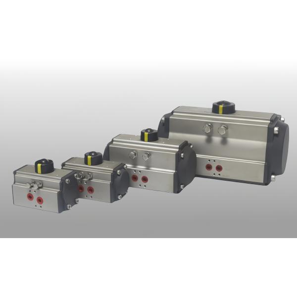90 Rotation Rack Pinion Pneumatic Actuator Aluminum Alloy Part Turn Air Actuator