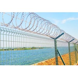 Galvanized Concertina Razor Wire of Fence System for High Security Areas