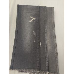 Cheap 65%Cotton 12.5oz Cotton Rayon Polyester Black/White 180cm Denim fabric 7x7 JSD3085B for sale