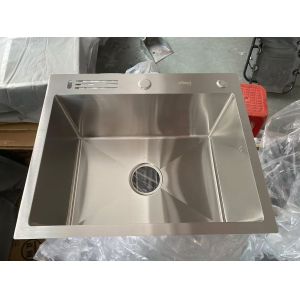 K-20000 Topmount Kitchen Sink with 1 Faucet Hole and Bowl Depth of 21cm