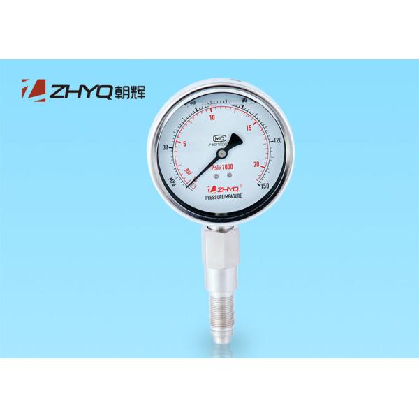 Quality Thread Connection Diaphragm Pressure Gauge Mechanical Design For Homogenizer wholesale