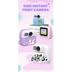 Kids' DIY HD Digital Camera 1080P 48MP Instant Thermal Print Photo Label