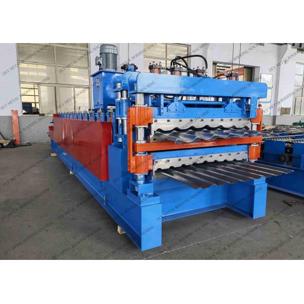 Quality Automatic 75mm 1250mm Gi Sheet Roll Forming Machine Plc Control wholesale