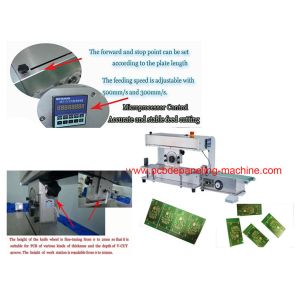 Cheap Automatic V Scroing PCB Depaneling Tool With Adjustable Conveyor Belt for sale