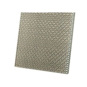 Bulletproof Architectural Woven Wire Mesh Decorative Laminated Glass For Banks
