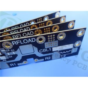 Cheap Hybrid PCB of RTduroid 5880 and RO4003C 4-layer rigid PCB 1oz (1.4 mils) copper weight each layer for sale