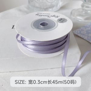 3mm Polyester Satin Ribbon Double Face High Density Satin Finish Poly Ribbon