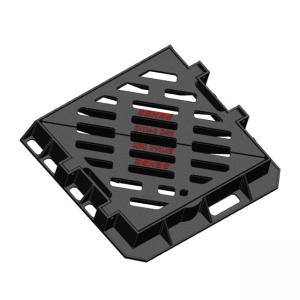 Cheap Ductile Iron Gully Grating Double Triangle Rating for sale