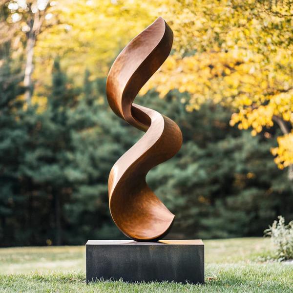Quality 2.5mm Thickness Contemporary Bronze Ethereal Rise Sculpture 150cm Height for Garden Decoration in Indoor Outdoor Spaces wholesale