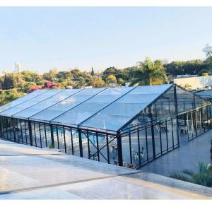 20*50m Aluminum Party Tent Metal Frame Polyvinyl Chloride A Shape Marquee