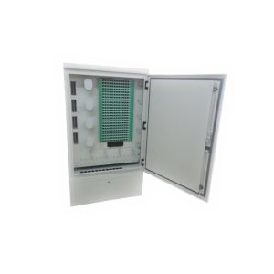 Floor Standing Armoire de rue Fibre optique 576C 288C 144C 96C white grey color