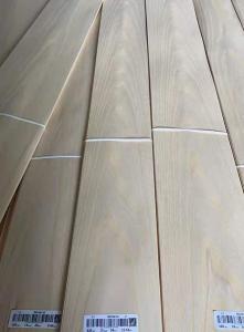 Cheap MDF White Ash Wood Veneer Flat Cut 120cm Length Apply To Flooring for sale
