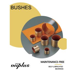 thin-walled split seam steel backing journal bearings | self-lubricating