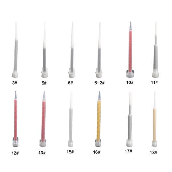 Quality Epoxy mixing tip, plastic static mixer, plastic mixing nozzle for epoxy cartridge wholesale