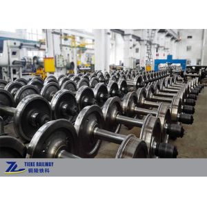 Train Wheelset 860mm Forged Rail Wheel Axle Assembly 13t Axle Load KSR Approved