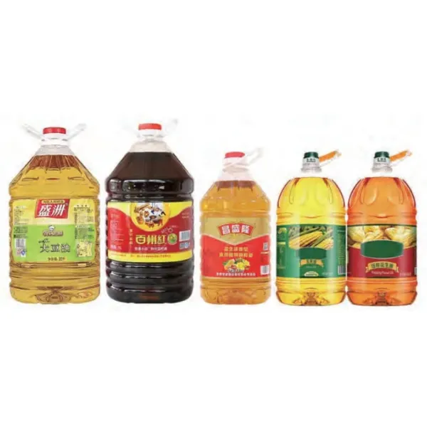 1L-5L Edible Oil Seasoning Oil Sauce Juice Vinegar High Speed Automatic Filling Capping and Packing Machine