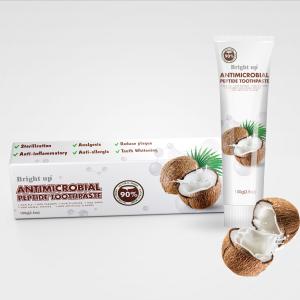 China Customized Herbal Teeth Whitening Toothpastes 90% Natural Organic Coconut Oil on sale
