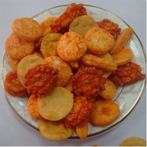 Crunchy Fried Rice Crackers Glutinous OEM Rice Crispy Cookies