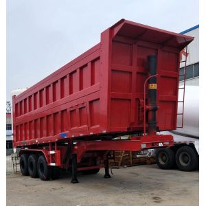 China HYUAN Mining Semi Dump Truck Trailer And U Type Rear Tipping 12R22.5 Tire on sale