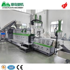 Large-Capacity PP/PE Plastic Recycling Granulator with Double Screw Design